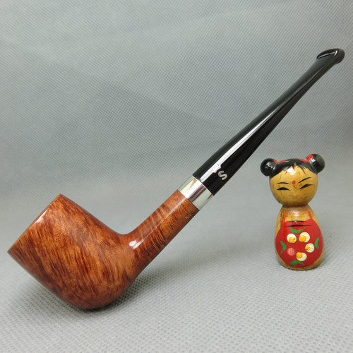 丹麦Stanwell史丹威石楠木烟斗纯银圈Flame Grain火焰系列 107