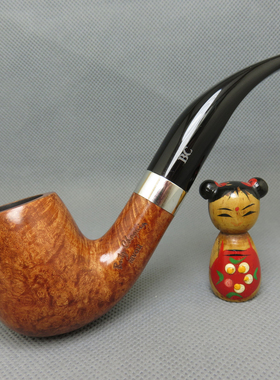 原装进口法国BC Butz-Choquin石楠木烟斗纯银圈9mm rivoli 1304