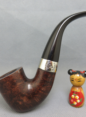 爱尔兰进口彼得森Peterson银圈石楠木烟斗3mm老式男士 ARAN 05