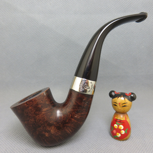 爱尔兰进口彼得森Peterson银圈石楠木烟斗3mm老式男士 ARAN 05