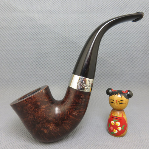 爱尔兰进口彼得森Peterson银圈石楠木烟斗3mm老式男士 ARAN 05