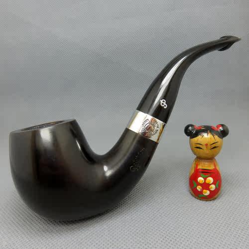 爱尔兰彼得森Peterson 925银圈石楠木烟斗3mm福尔摩斯 professor