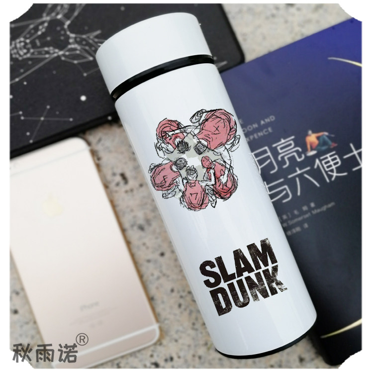灌篮高手显温保温杯周边动漫水杯子流川枫樱木花道潮男便携不锈钢