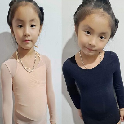 超薄肤色隐形网纱紧身衣打底衫