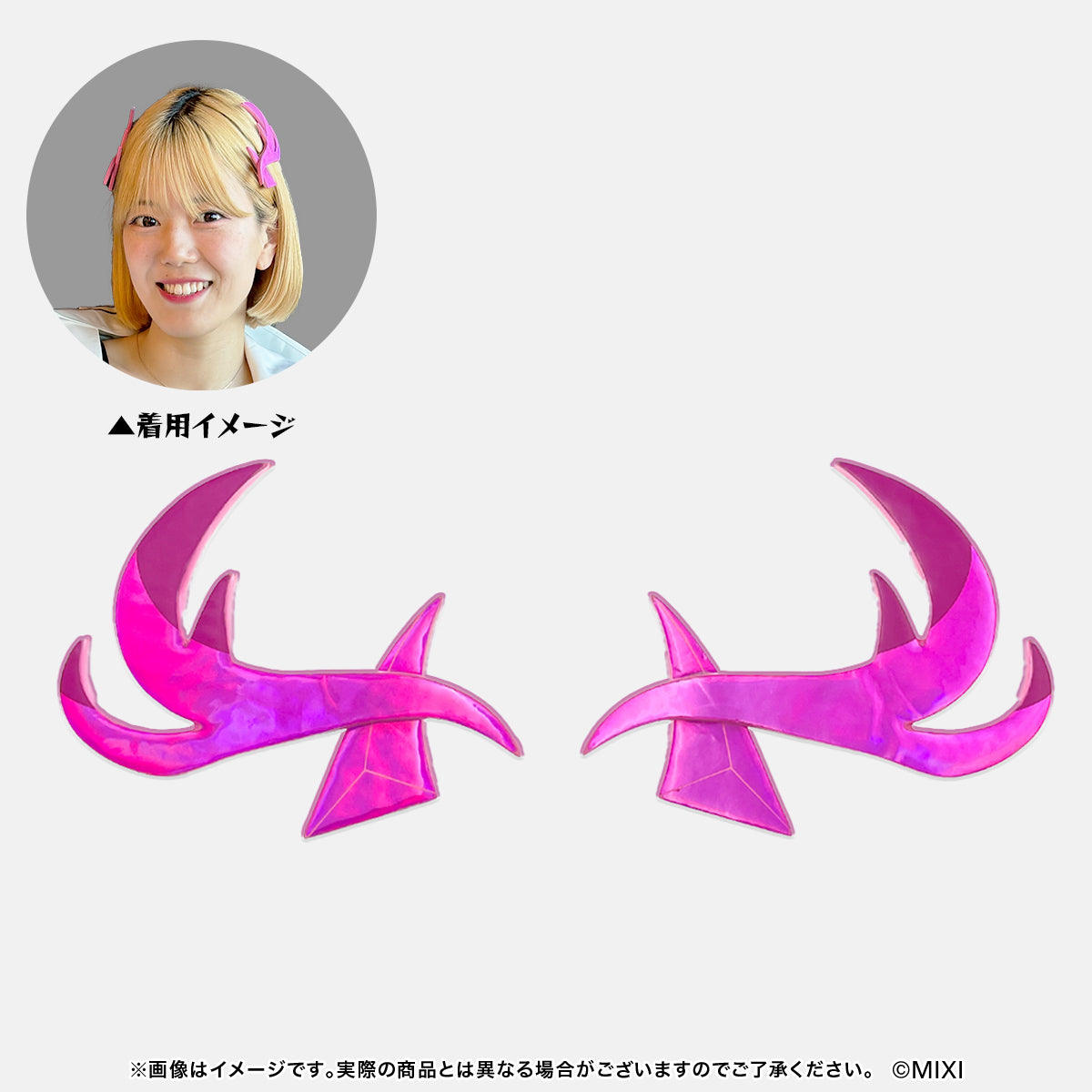 DD 路西法光环眉毛头饰 发夹饰品cosplay道具 怪物弹珠周边谷子