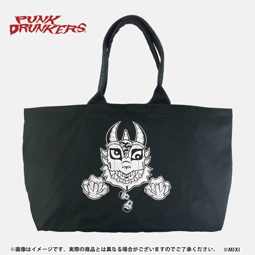 PUNK DRUNKERS × 怪物弹珠联名 托特包 扭蛋龙头大明神 周边