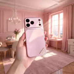 Girly Pink Phone Case Suitable for Apple iPhone 17 Pro Max, Protective Cover with Lens, 16 Seconds to Enlarge the Window, Unique Anti-Drop, Fingerprint-Resistant, Super Pretty, 14 High-End Feel, Soft Edge, New Trendy Style