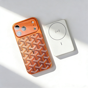 秒变17新款适用苹果17promax手机壳磁吸橙色iphone16pro保护套镜头全包15软边防刮高级小众情侣好看戈雅狗牙