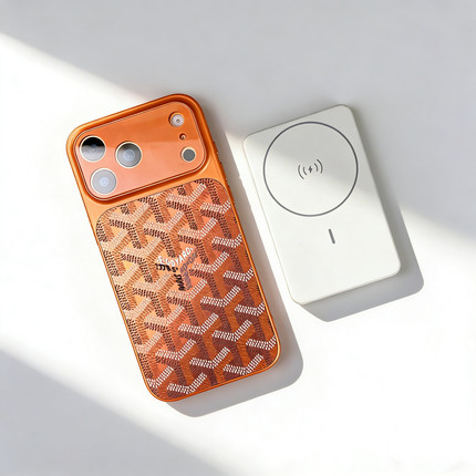 秒变17新款适用苹果17promax手机壳磁吸橙色iphone16pro保护套镜头全包15软边防刮高级小众情侣好看戈雅狗牙