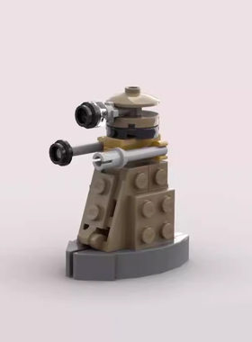 兼容积木MOC-115489神秘博士Dalek戴立克diy自由组装拼装玩具模型