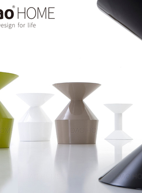 idao宜道创意个性设计师雕塑圆形咖啡桌客厅沙发边桌茶几光泽色彩