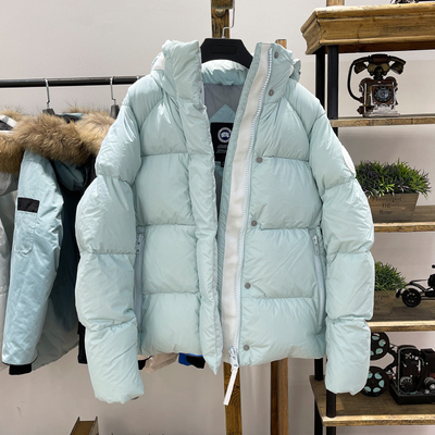 2022冬季鹅连帽羽短款胶囊羽绒服