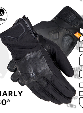 法国Furygan CHARLY D3O护具防水四季可触屏运动摩托机车骑行手套