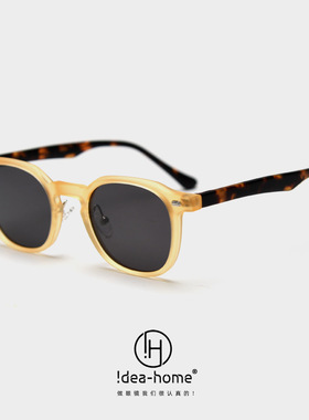 韩系复古板材方框偏光太阳镜潮男女个性文艺防紫外线墨镜旅游街拍