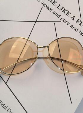 华晨宇同款金属眼镜钢珠大框墨镜