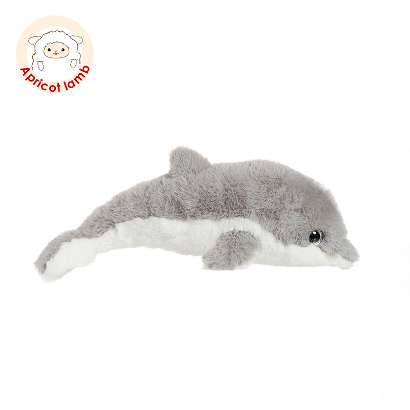 Apricot lamb海豚毛绒玩具可爱舒适儿童男女生日礼物宝宝玩偶公仔