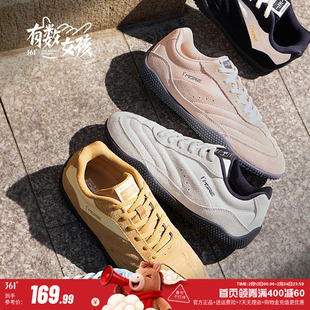 扁扁鞋361运动鞋T头鞋女冬季新款薄底鞋子赛车鞋板鞋复古德训鞋女