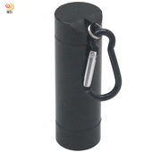 包邮 陆明防水型铝合金行动便携式 随身烟灰缸带挂勾收纳盒YS588