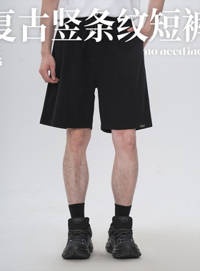 NNID男士短裤2025年夏季新款耐磨复古美式宽松男士五分休闲裤子