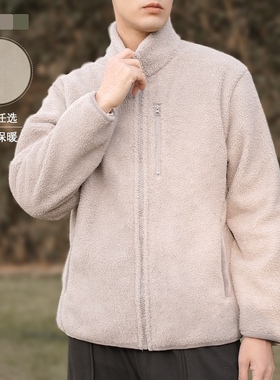 NNID复古仿羊羔绒加绒加厚长袖外套KS066/KS067