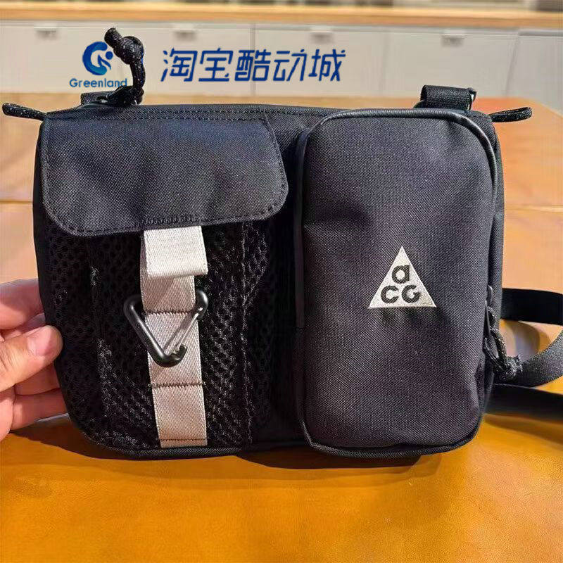耐克ACG男女户外拉链口袋单肩包