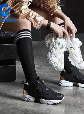 锐步 REEBOK INSTAPUMP FURY CUTOUTS 男女运动休闲跑步鞋 CM9816