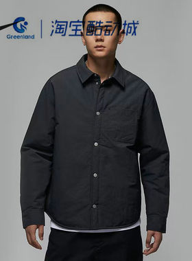 Nike/耐克JORDAN男士翻领系扣休闲舒适长袖衬衫FV7433-045