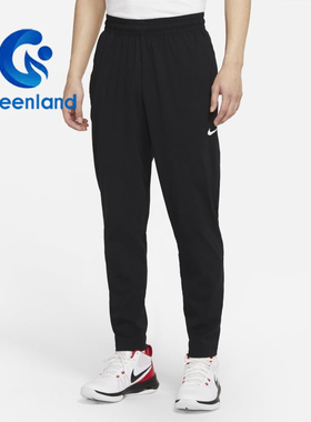 Nike耐克 男子篮球跑步训练健身收脚梭织透气运动长裤 CV1991-010