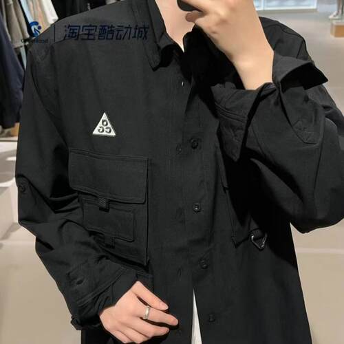 耐克男装2024秋款ACG多口袋工装运动休闲开衫外套DN3937-010-248