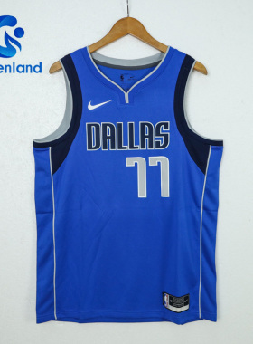 nike耐克NBA达拉斯独行侠卢卡东契奇77号球迷版SW球衣CW3662-489