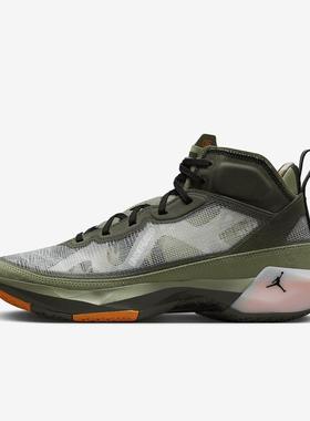 Undefeated x Air Jordan 37 AJ37军绿 高帮篮球鞋男女DV6255-300