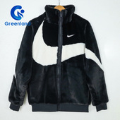 FB7664 男子大勾羊羔绒保暖立领舒适运动休闲外套 010 耐克 Nike