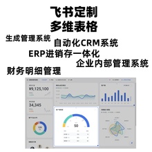 飞书多维表格定制开发企业内部系统ERP管理系统开发定制