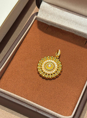 千夕 足金999福禄圆满黄金吊坠时尚女款情侣情人节生日礼物送女友