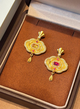 千夕 足金999鸿运如意吊坠时尚女款情侣新年情人节生日礼物送女友