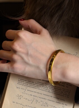 千夕 足金999猫眼手镯黄金手镯女款情侣新年情人节生日礼物送女友