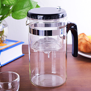 热卖 1000大容量耐热玻璃泡茶壶全过滤茶水分离中华玲珑杯飘逸杯子