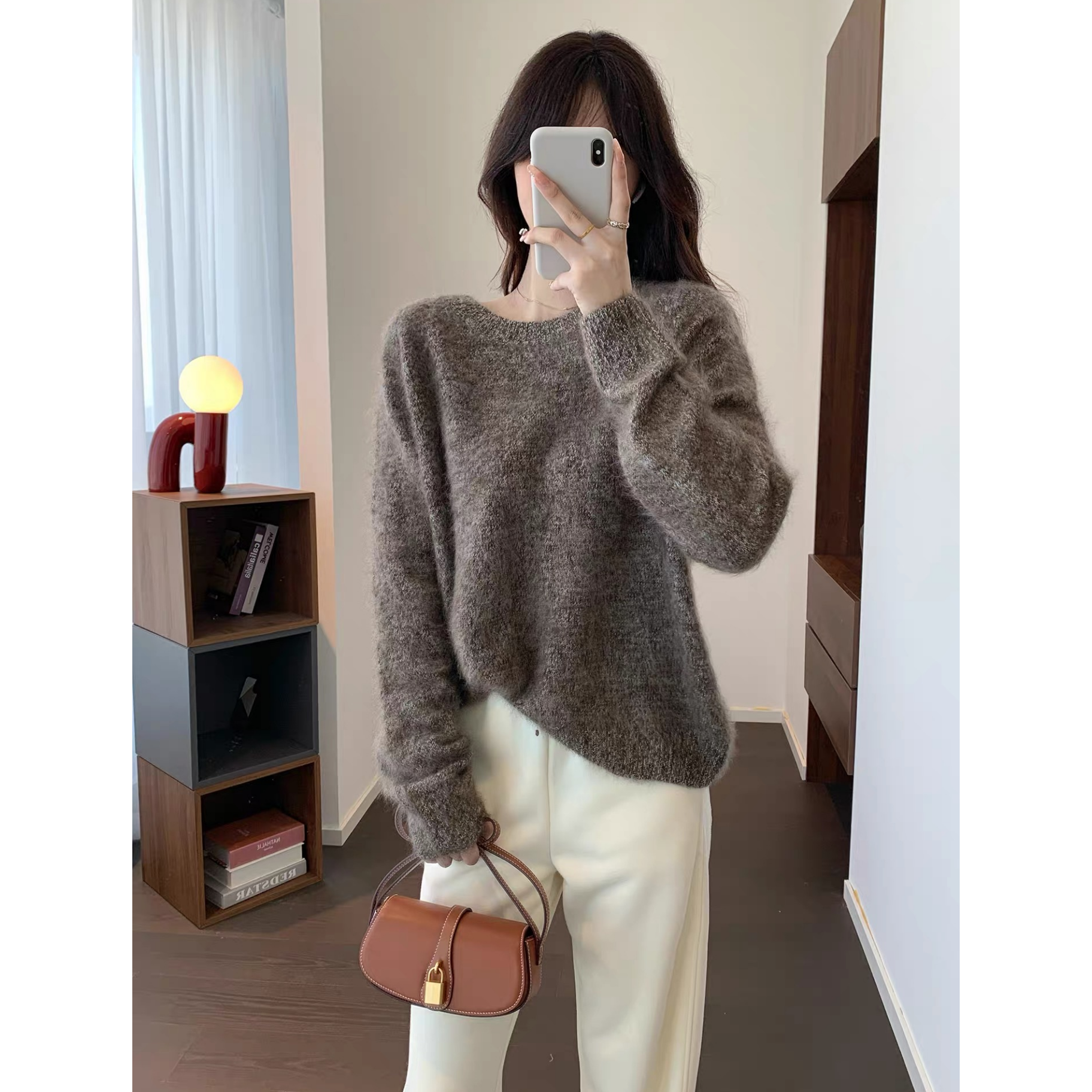 3571【欧货美拉德宽松毛衣】秋季新款女士韩版针织衫上衣