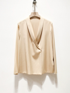 两穿真丝衬衫 款 上衣外套女 优雅一粒扣西装 重磅40姆米双层桑蚕丝