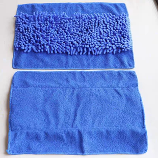 平板拖把替换布拖把布夹固式拖布拖把头雪尼尔尘推拖布头墩布配布