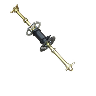 后叉后轴带法兰带盘 后桥总成 ATV沙滩车卡丁车配件 小公牛加粗款