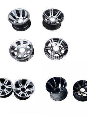 卡丁车配件 沙滩车22/20X10-10 23/21X7-10寸轮胎用铝轮毂轮圈