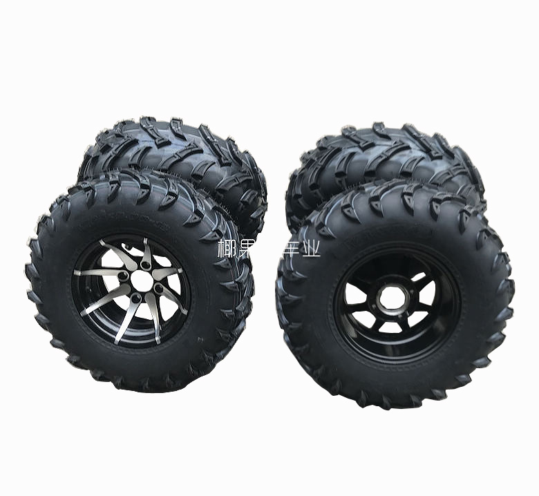 25X8-1225X10-12火焰轮胎轮毂