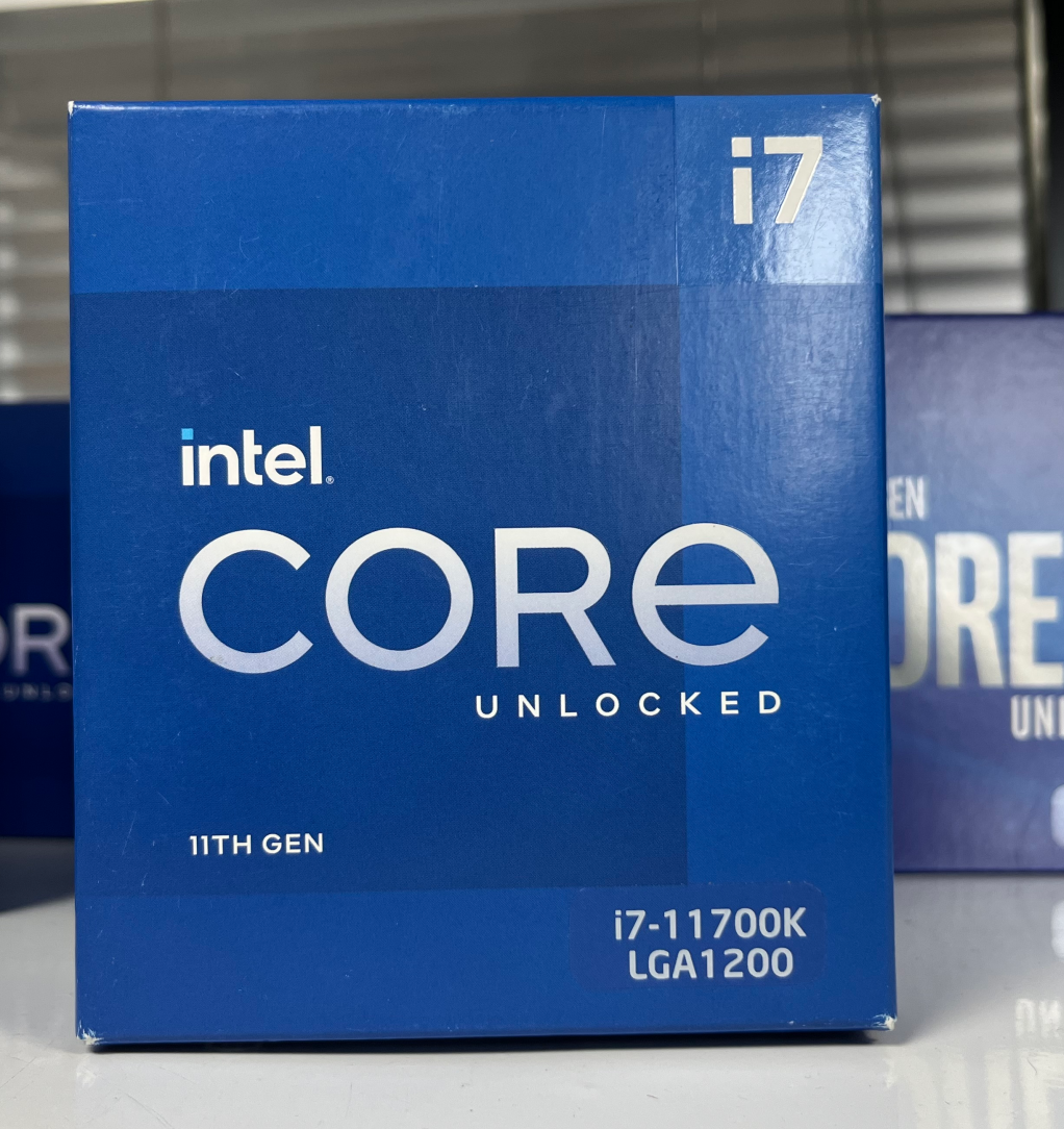 英特尔inteli7 11700k  11代 英文盒装cpu电脑处理器 美行正版