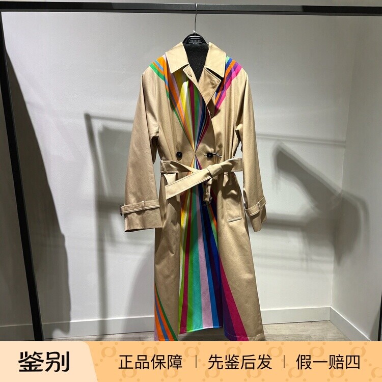 意大利正品代购Maxmara Weekend 26春夏女时尚印花风衣WKSPALANCA