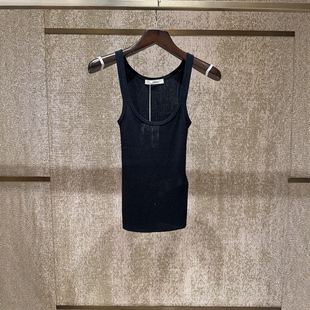 国内现货代购Maxmara 25秋冬HELIER 女士休闲百搭U领针织背心