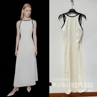 意大利正品代购Marella 26春夏 MLTSAPORE女气质蝴蝶结露背连衣裙