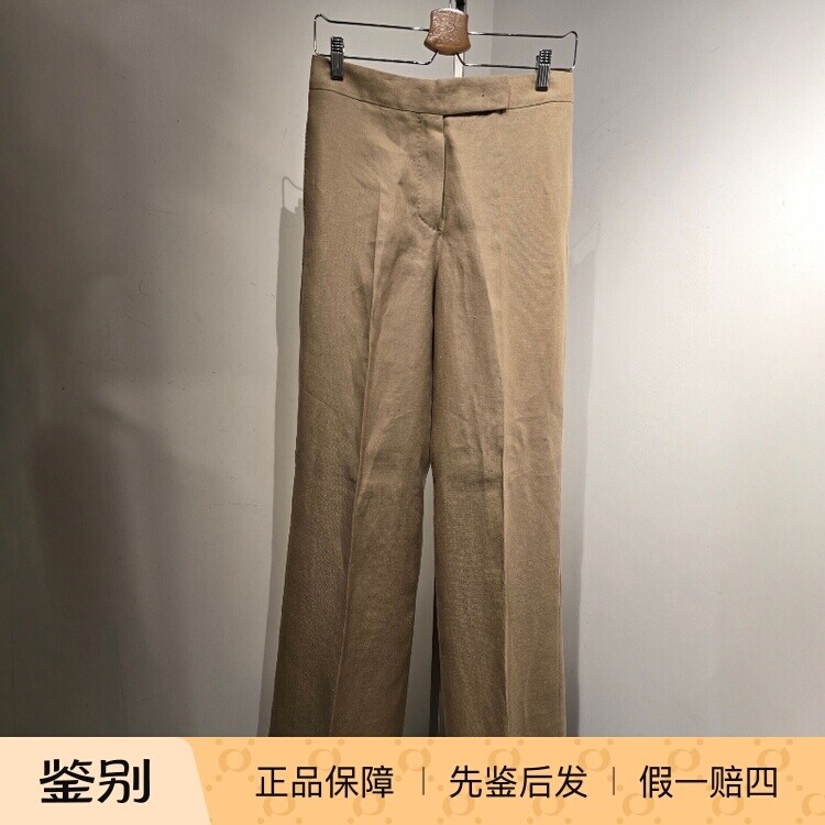 意大利正品代购Maxmara 26春夏MXSBIG女士通勤时尚亚麻休闲阔腿裤 - RURU时尚E站出品