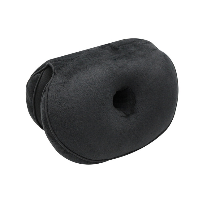 thumbnail for Multifunctional plush buttocks cushion folded in half and dual-purpose cushion bolster