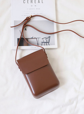 百搭竖款日韩零钱简约能装放手机包复古男女挂脖迷你斜挎包小包包
